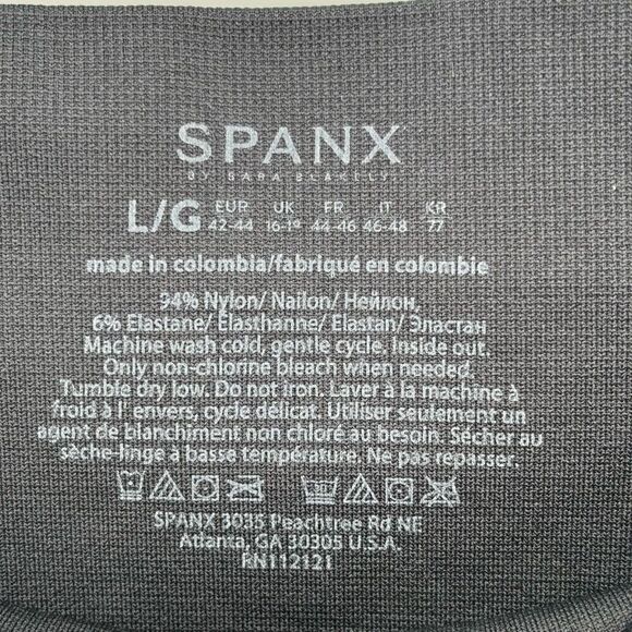 Spanx Camo Seamless Leggings Gray Large - Picture 2 of 6